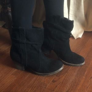 Steve Madden Black Ankle Boot